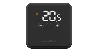 Honeywell Home DT4M modulerende thermostaat zwart.